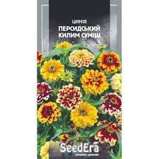 Квіти Цинія Персидський Килим суміш 000007386#346681    фото